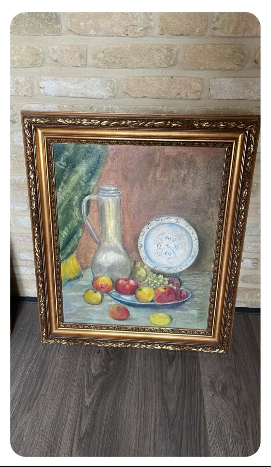 Stil leven schilderij, Ophalen