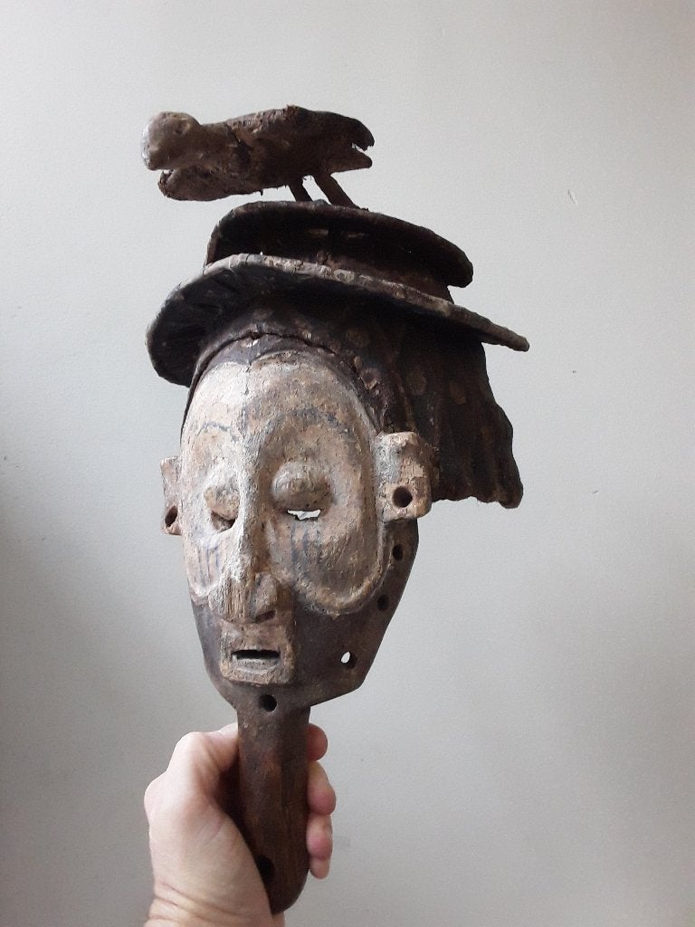 Masque yaka, Congo, Afrique, art tribal, art primitif, Ophalen of Verzenden