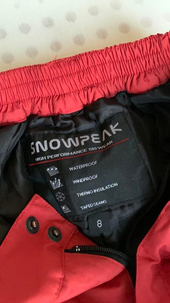 Skibroek snowpeak 8 jaar, Sport en Fitness, Gebruikt, Kleding, Ski, Ophalen