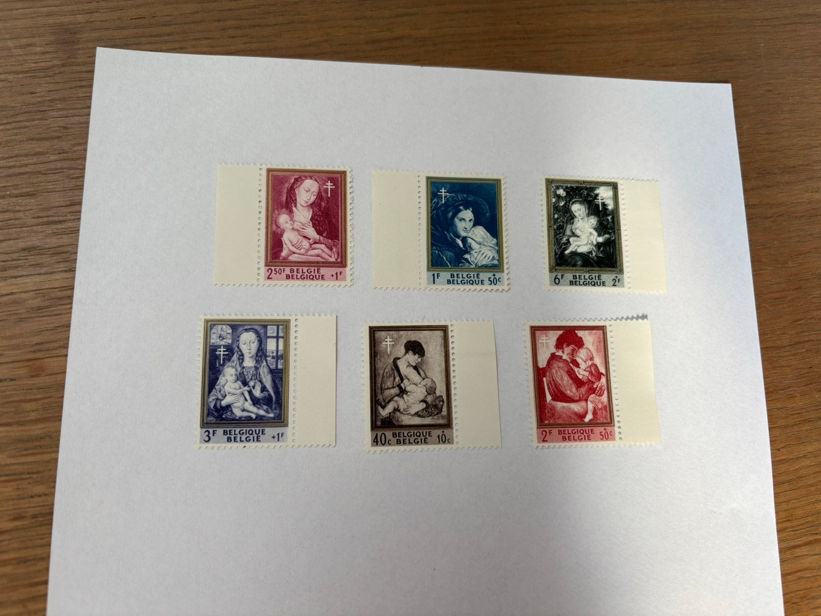 6 oude postzegels, Enlèvement ou Envoi