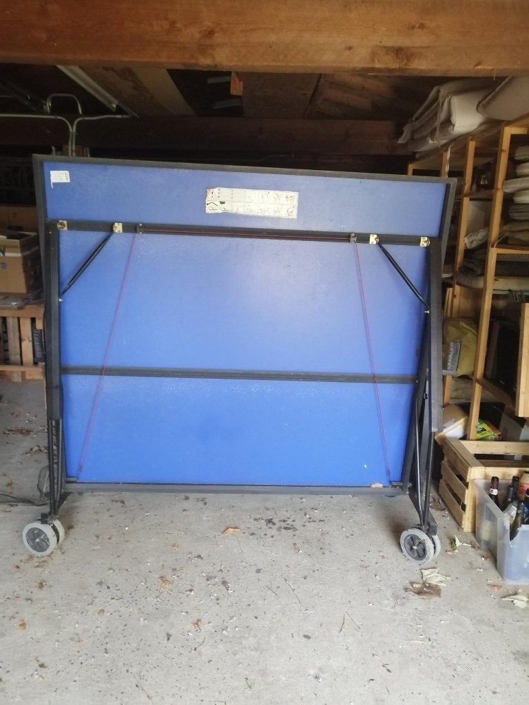 GRATIS pingpongtafel, Sports & Fitness, Sports & Fitness Autre, Enlèvement, Utilisé