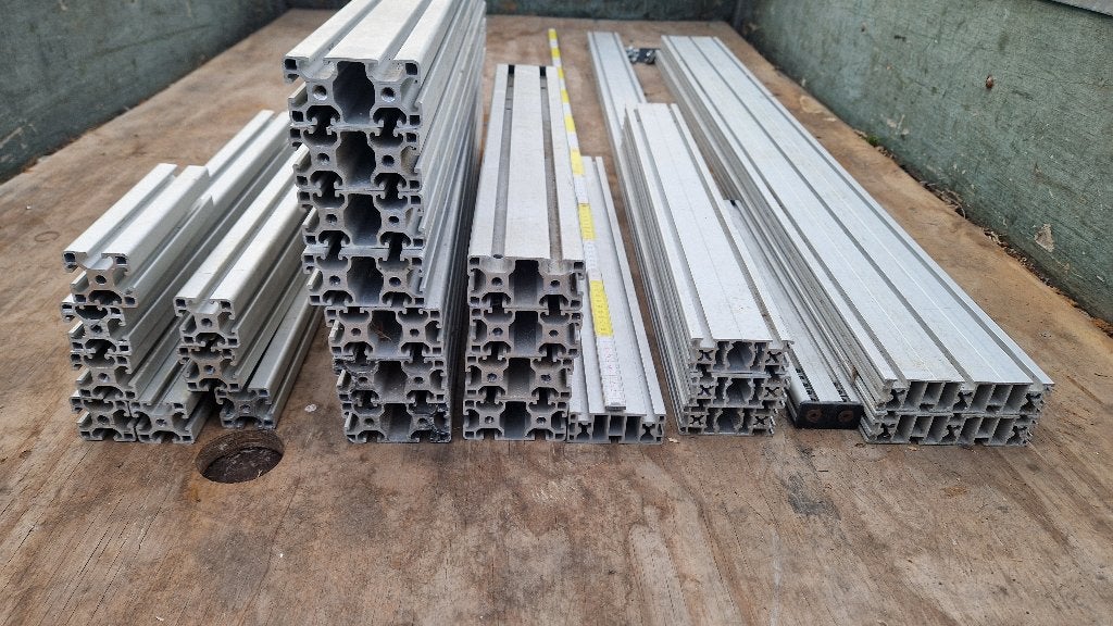 ALU Bosch profielen set, Doe-het-zelf en Bouw, Ophalen, Gebruikt, Aluminium
