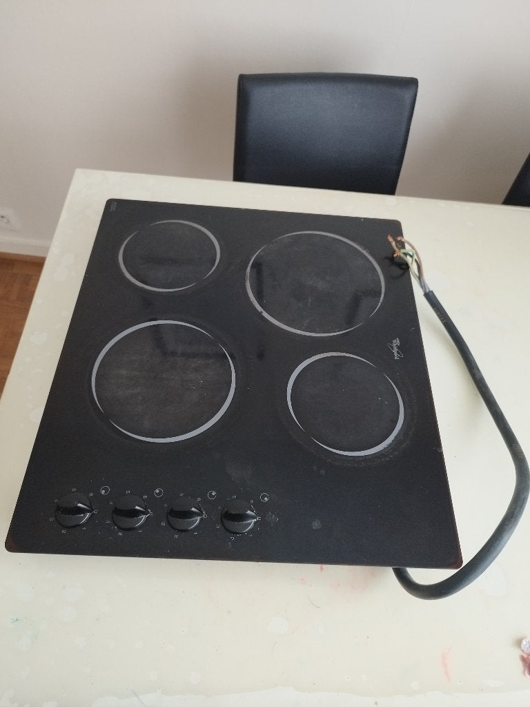 Plaque de cuisson Whirlpool a réparé, Electroménager, 4 zones de cuisson, Encastré, Enlèvement, Ne fonctionne pas