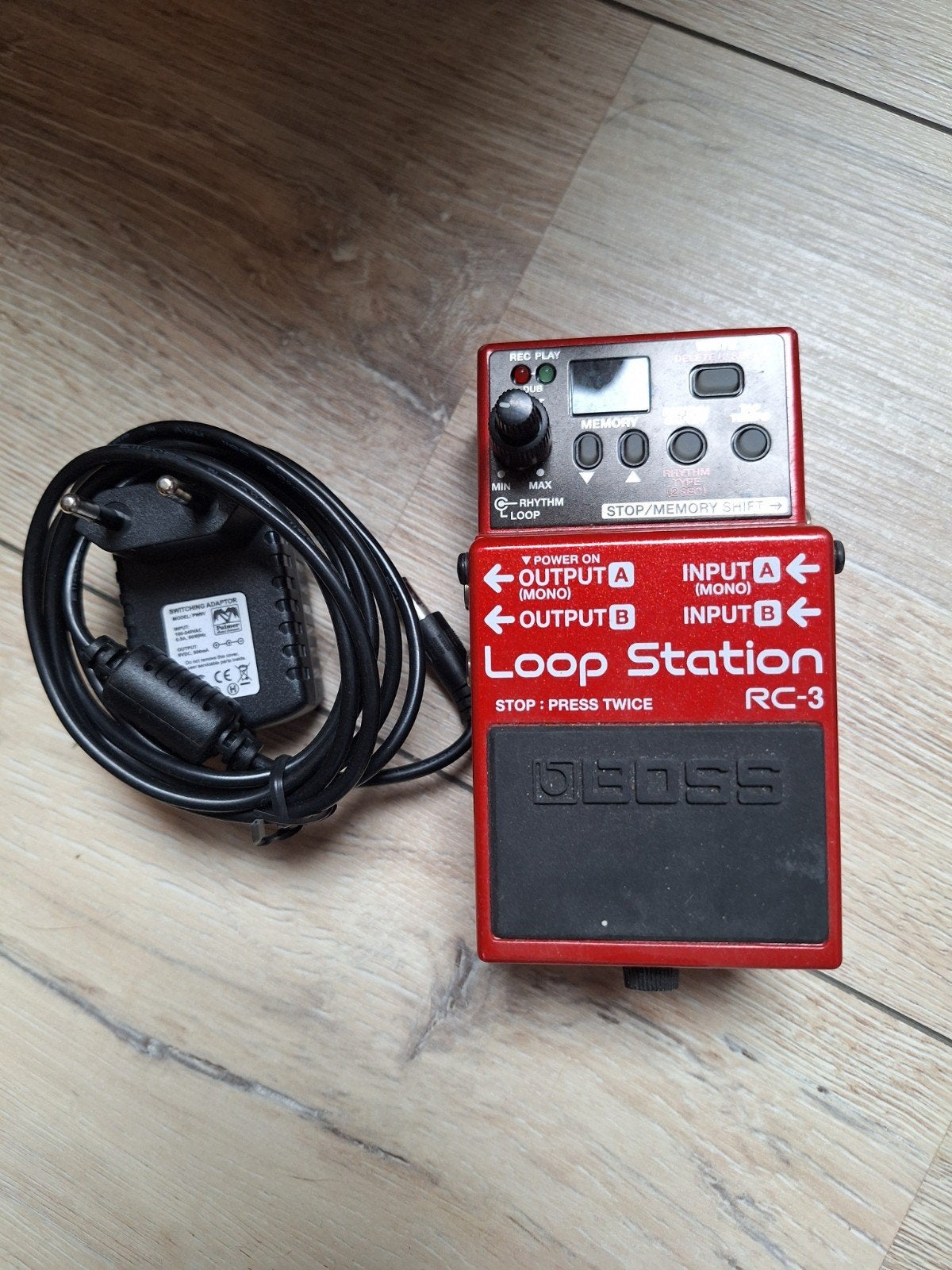 Loopstation Boss RC3 + extra pedaal Boss FS-5U, Enlèvement