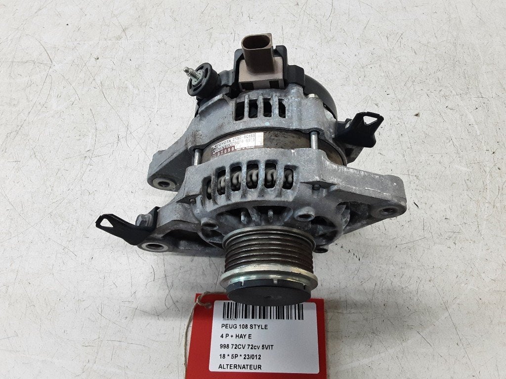 ALTERNATEUR Peugeot 108 (01-2014/-) (27060-0Q180), Kontakt-peugeot@peugeot.com, Utilisé, Peugeot Deutschland GmbH, Bahnhofsplatz
65423  Rüsselsheim, DE