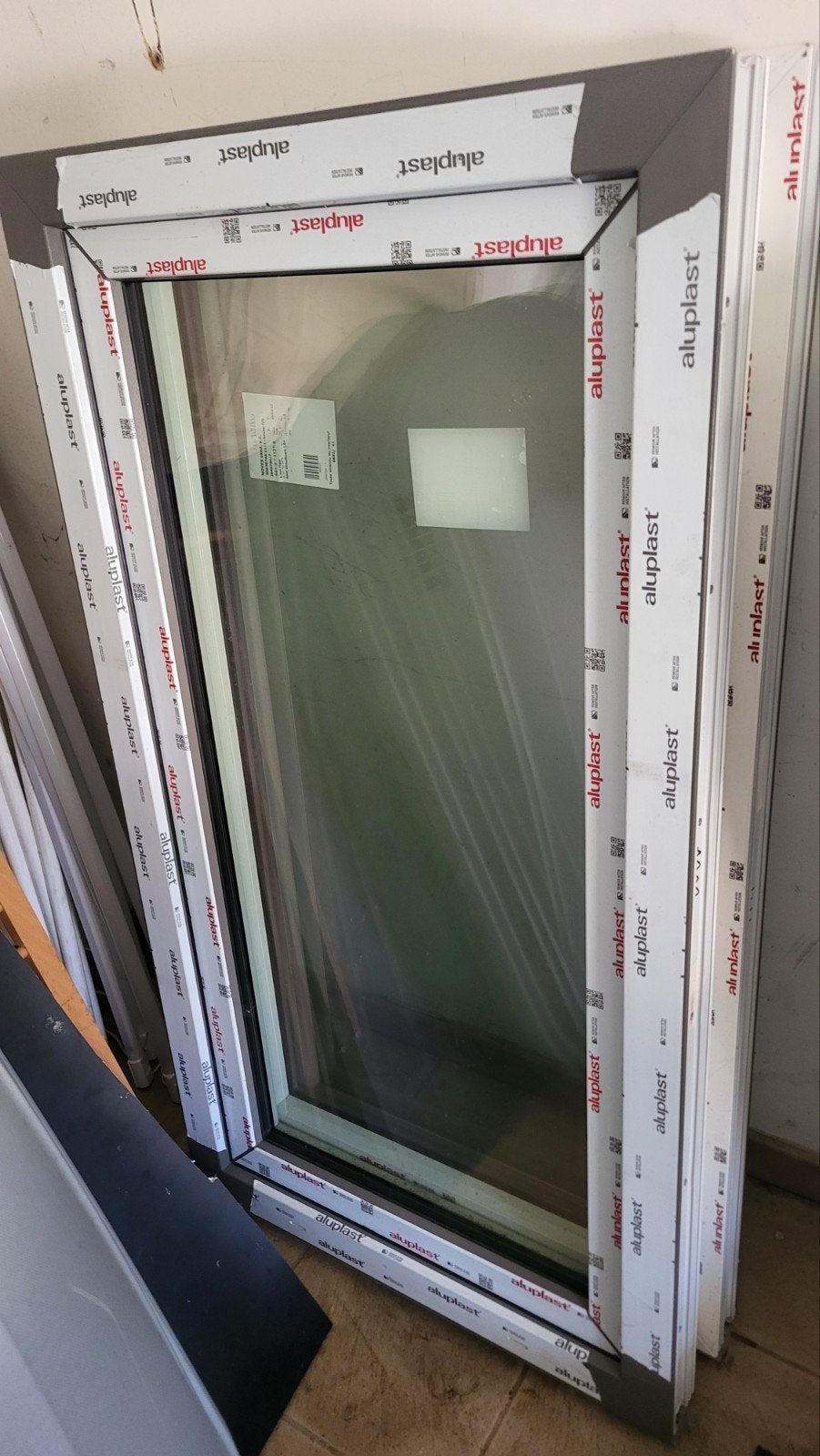 NIEUW 2 ramen 73B x 134H  draai kiep RAL 7039, Ophalen