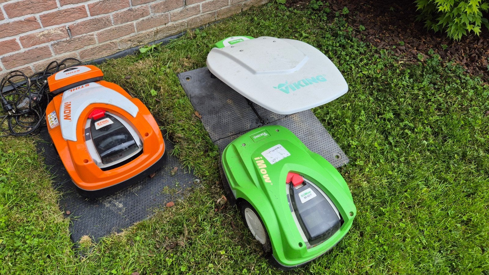 Robot tondeuse Stihl 422p + Viking MI422P à réparer, Enlèvement