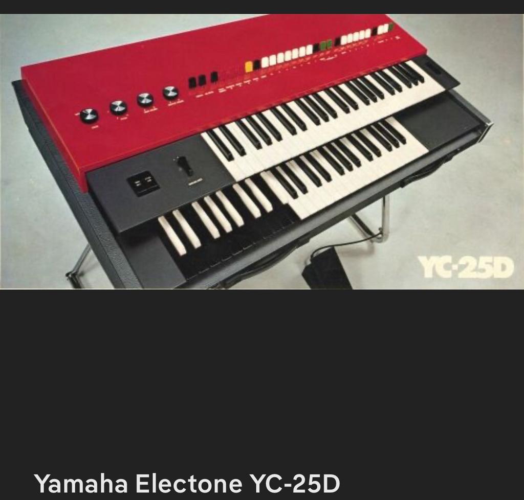 Help - Yamaha yc 25 d electone orgel rood, Muziek en Instrumenten, Orgels, Ophalen, Orgel