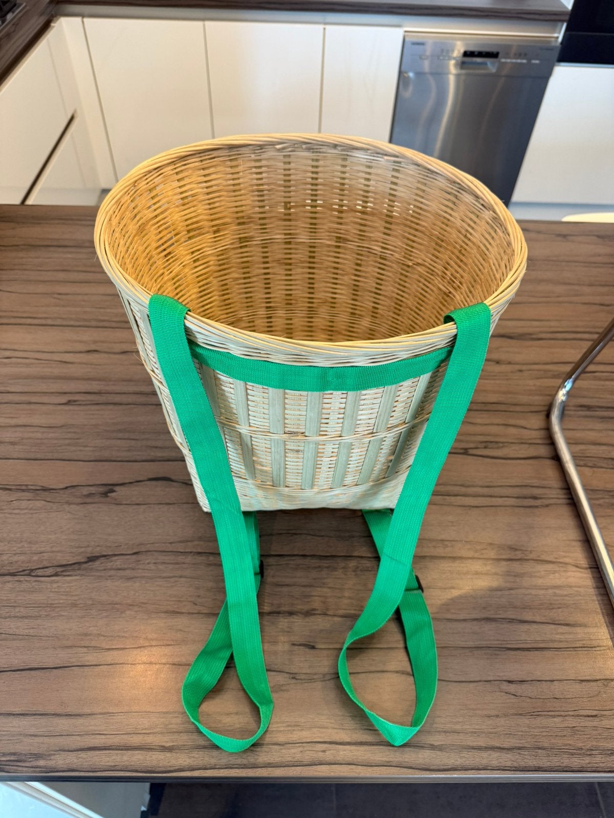 Nieuw bamboe gevlochten draag mandje, Ophalen, Mand, Nieuw, /