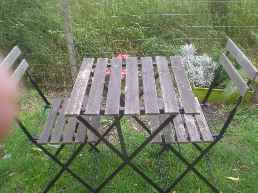Bistro setje Tafel + 2 stoelen, Ophalen, Gebruikt