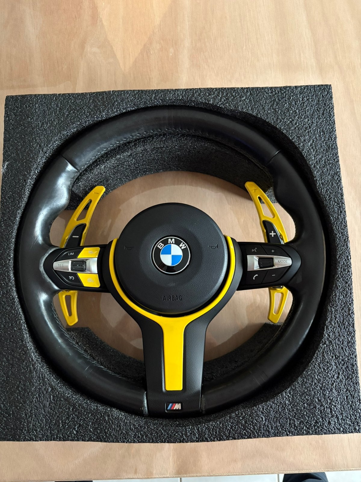 Lederen BMW f-serie stuur met stuurverwarming, Ophalen, Gebruikt, BMW