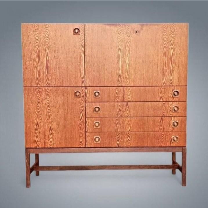 Dressoir Vintage Highboard Bar uit de jaren 60, Huis en Inrichting