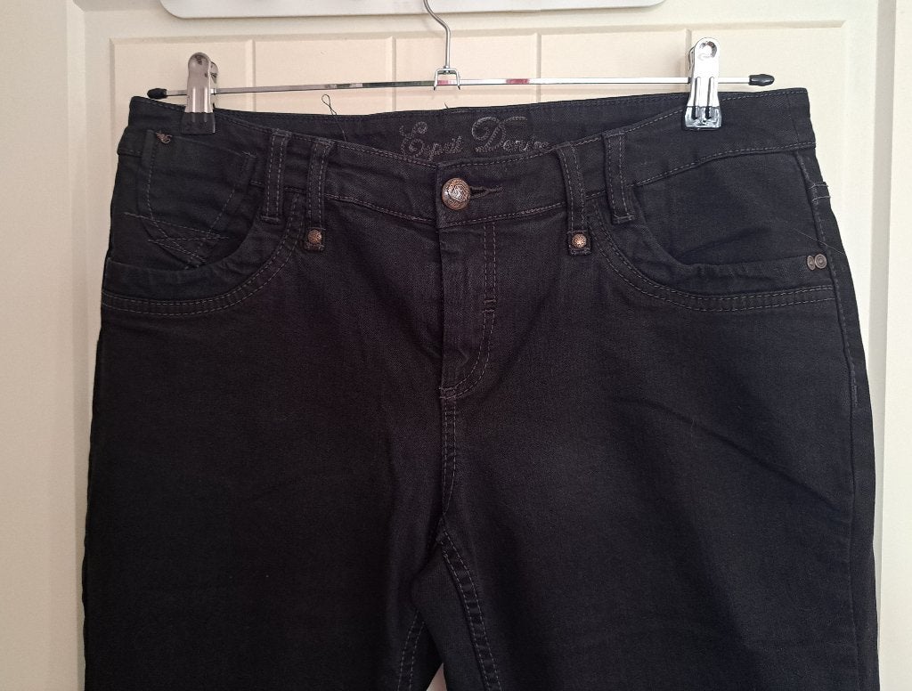 Mooie jeansbroek van Esprit in maat 46, Verzenden, Zwart, Overige jeansmaten, Zo goed als nieuw
