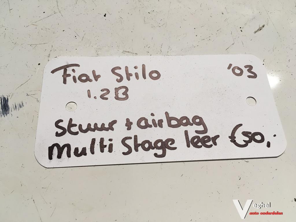 Fiat Stilo 1.2 B 2003  Leder Stuur met airbag en bediening, Gebruikt, -, -, Ophalen of Verzenden