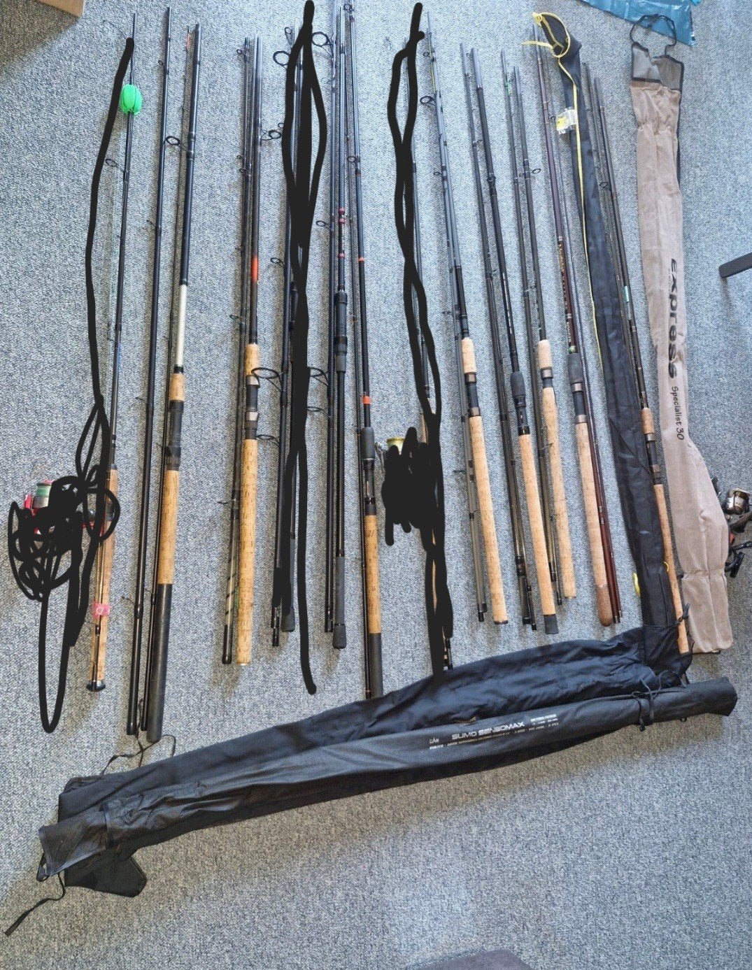 Te koop: Complete hengelset – Shimano, Dragon, Delphin, Fren, Ophalen