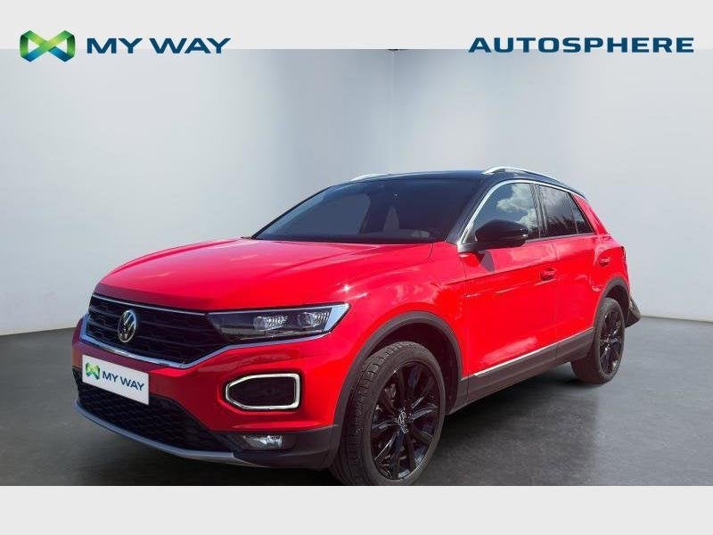 Volkswagen T-Roc T-Roc 1.5 TSI ACT Elegance OPF DSG (EU6AP), Auto's, Volkswagen, Automaat, 155 g/km, Rood, T-Roc