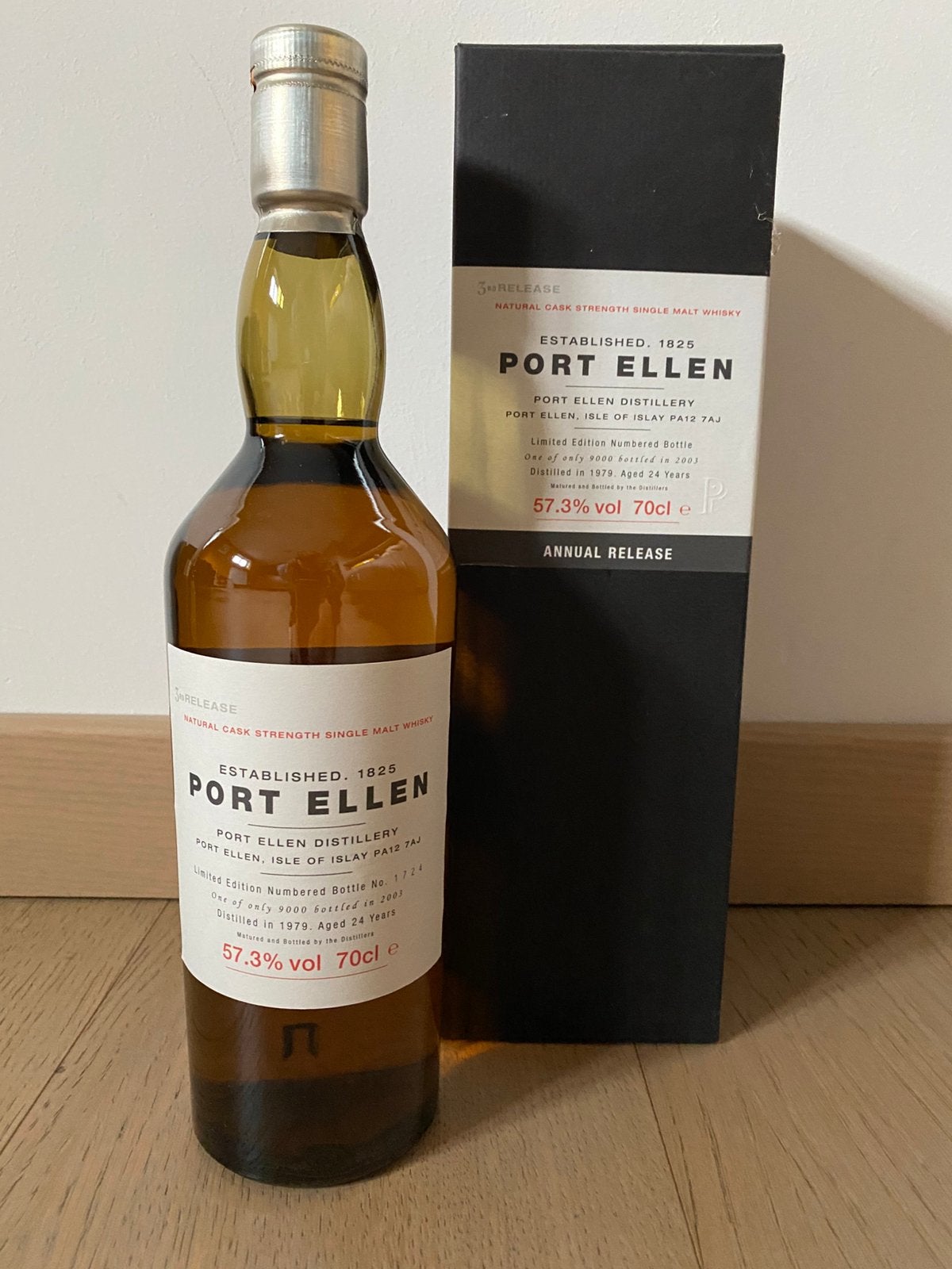 Port Ellen 3rd Release single malt, Verzamelen, Ophalen of Verzenden, Zo goed als nieuw, Overige typen