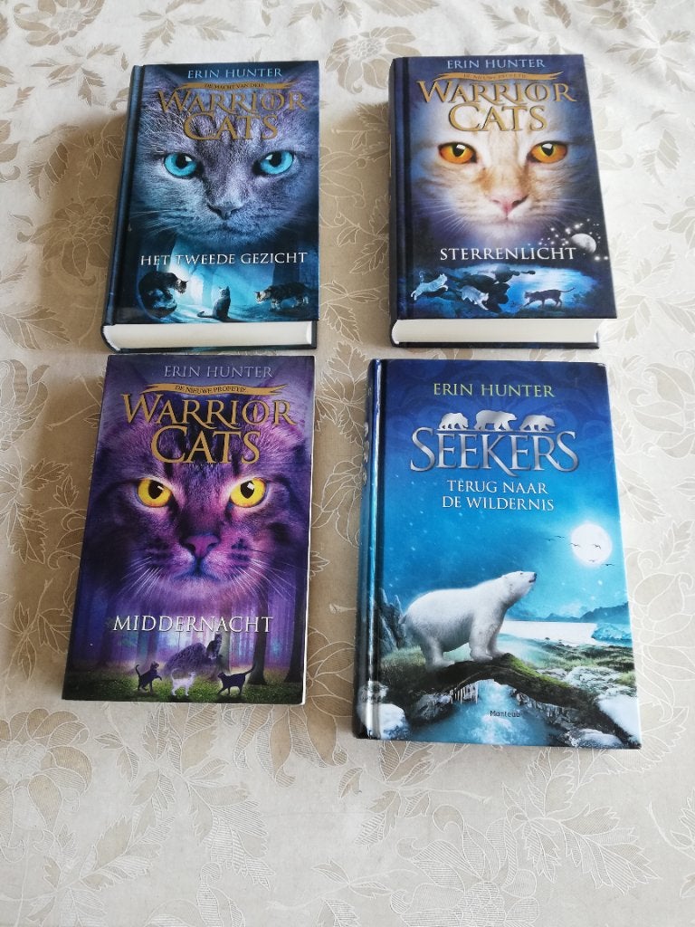 Warrior cats van erin hunter, Boeken, Ophalen of Verzenden, Zo goed als nieuw, Erin Hunter, Fictie