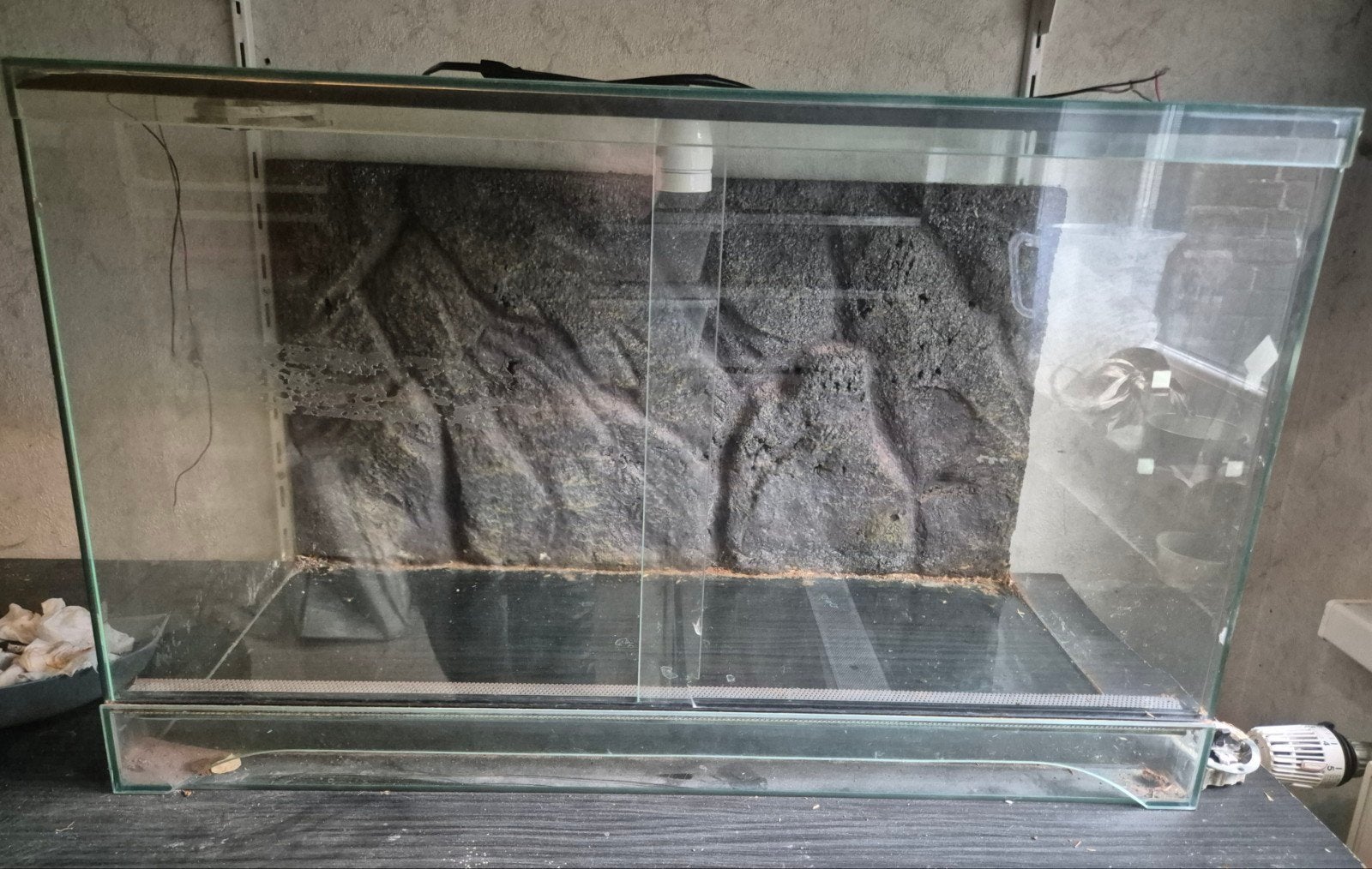 glazen terrarium, Dieren en Toebehoren, Ophalen, Gebruikt, Terrarium of Paludarium