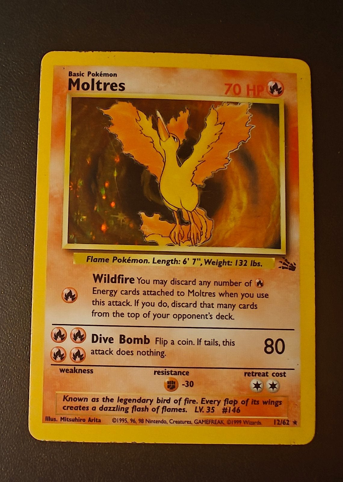 Moltres Holo - Fossil, Ophalen