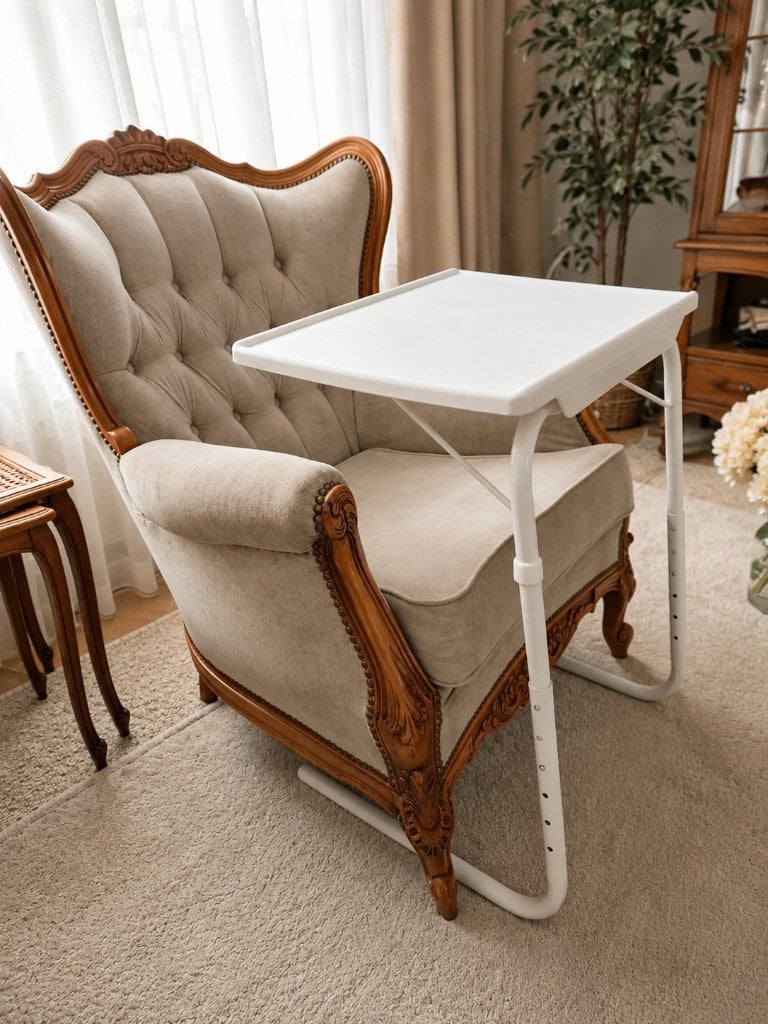 Table pliable polyvalente (6 hauteurs réglables), Maison & Meubles, Tables | Tables d'appoint, Utilisé, Carré, Enlèvement