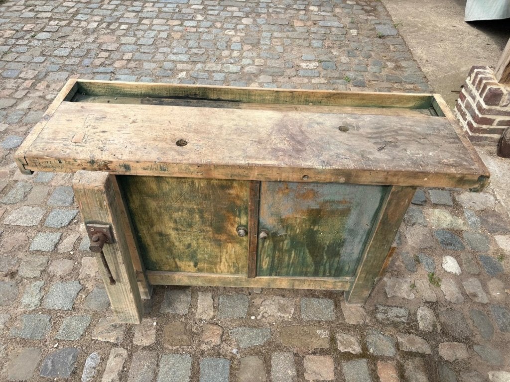 Etablier/banc de menuisier, Enlèvement, Utilisé, Étau