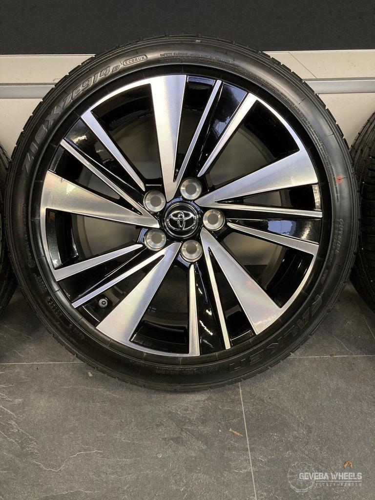 17” originele Toyota Corolla velgen + banden 5x114.3 9157-7, Gebruikt, -, -, Banden en Velgen