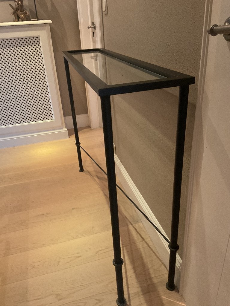 SMEEDIJZEREN WANDCONSOLE, Ophalen, SMEEDIJZER, Gebruikt, Metaal of Aluminium