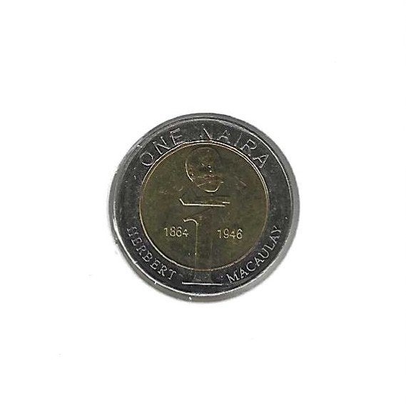 Nigeria, 1 Naira 2006., Timbres & Monnaies, Enlèvement ou Envoi, Nigeria, Monnaie en vrac