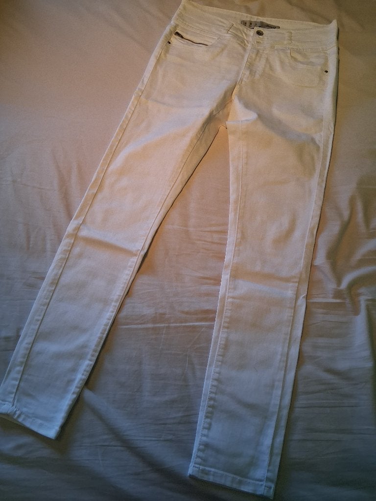 witte jeansbroek - maat 38, Vêtements | Femmes, Jeans, Enlèvement ou Envoi, Denim co, Comme neuf, W30 - W32 (confection 38/40)