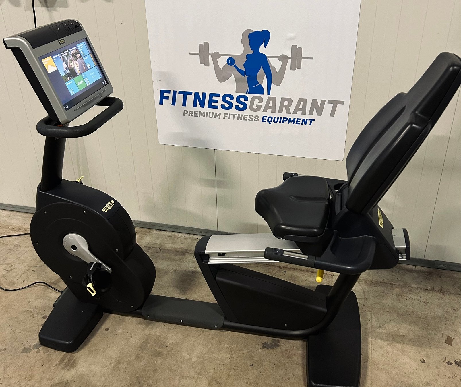 Vélo allongé Technogym Recline Excite+ 700 UNITY NOIR, Enlèvement ou Envoi