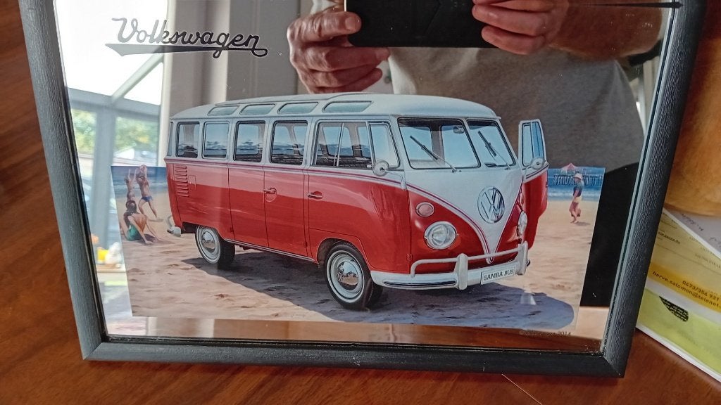 vw splitbus  spiegel, Particulier, Te koop