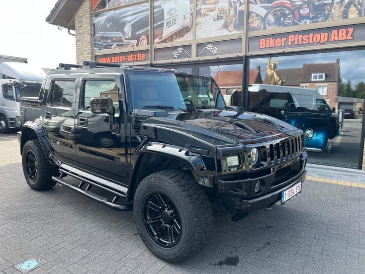 HUMMER H2 SUT 6.2, Auto's, Automaat, Euro 5, Beige, Zwart