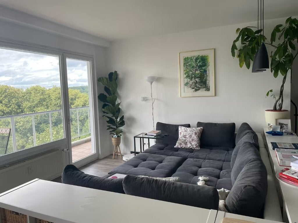 XXL loungezetel antraciet — superzacht en modulair, Huis en Inrichting, Ophalen, 300 cm of meer, Zo goed als nieuw, Vierpersoons of meer