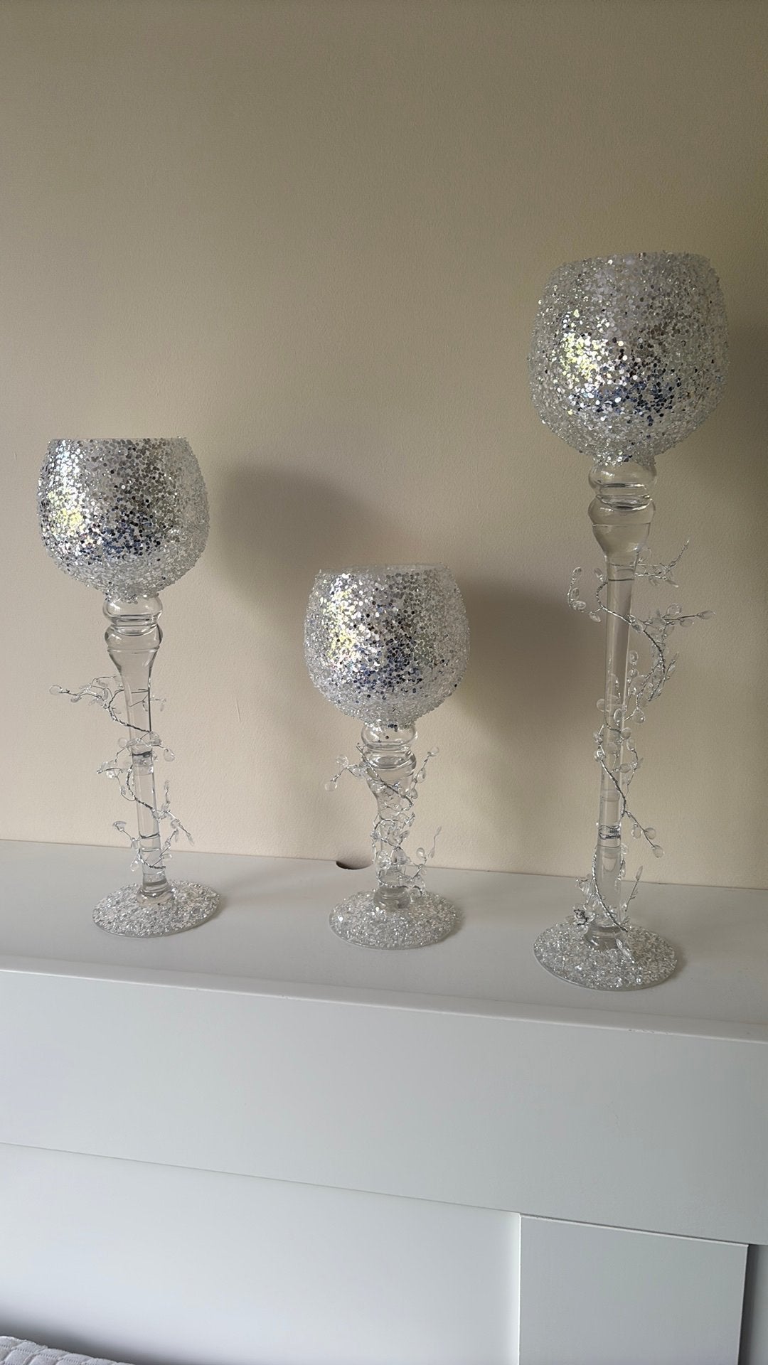 smaal candel houlder. very good like new, glass, Enlèvement, Comme neuf