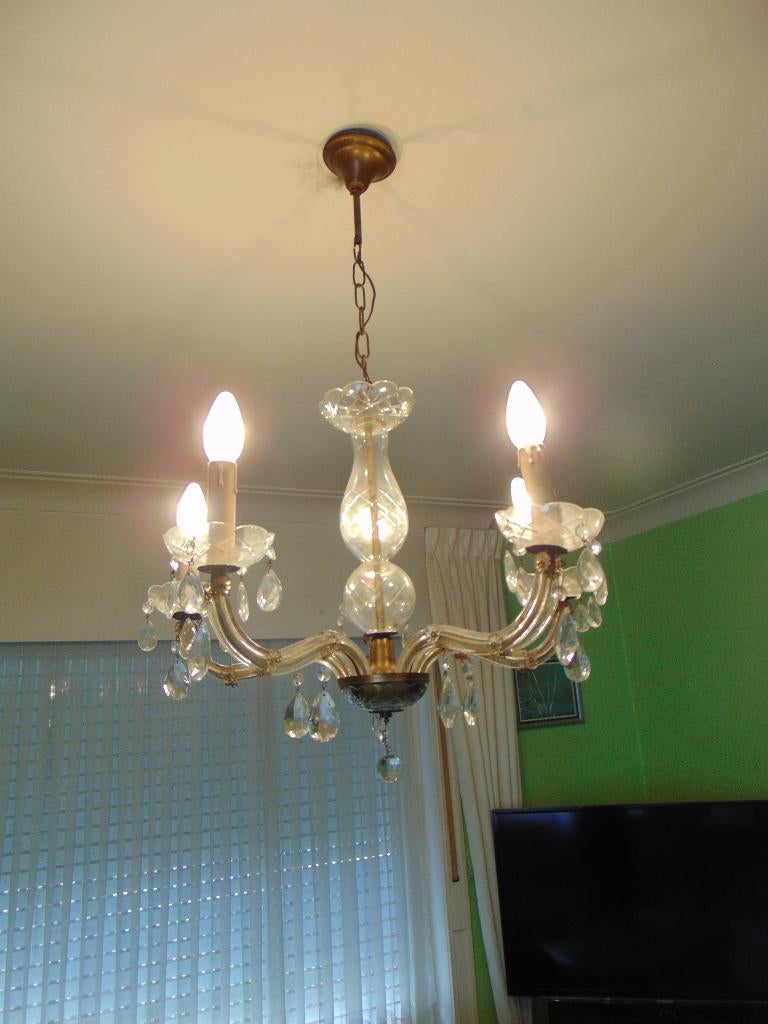 Luchter met bellen, Huis en Inrichting, Lampen | Kroonluchters, Ophalen, Gebruikt