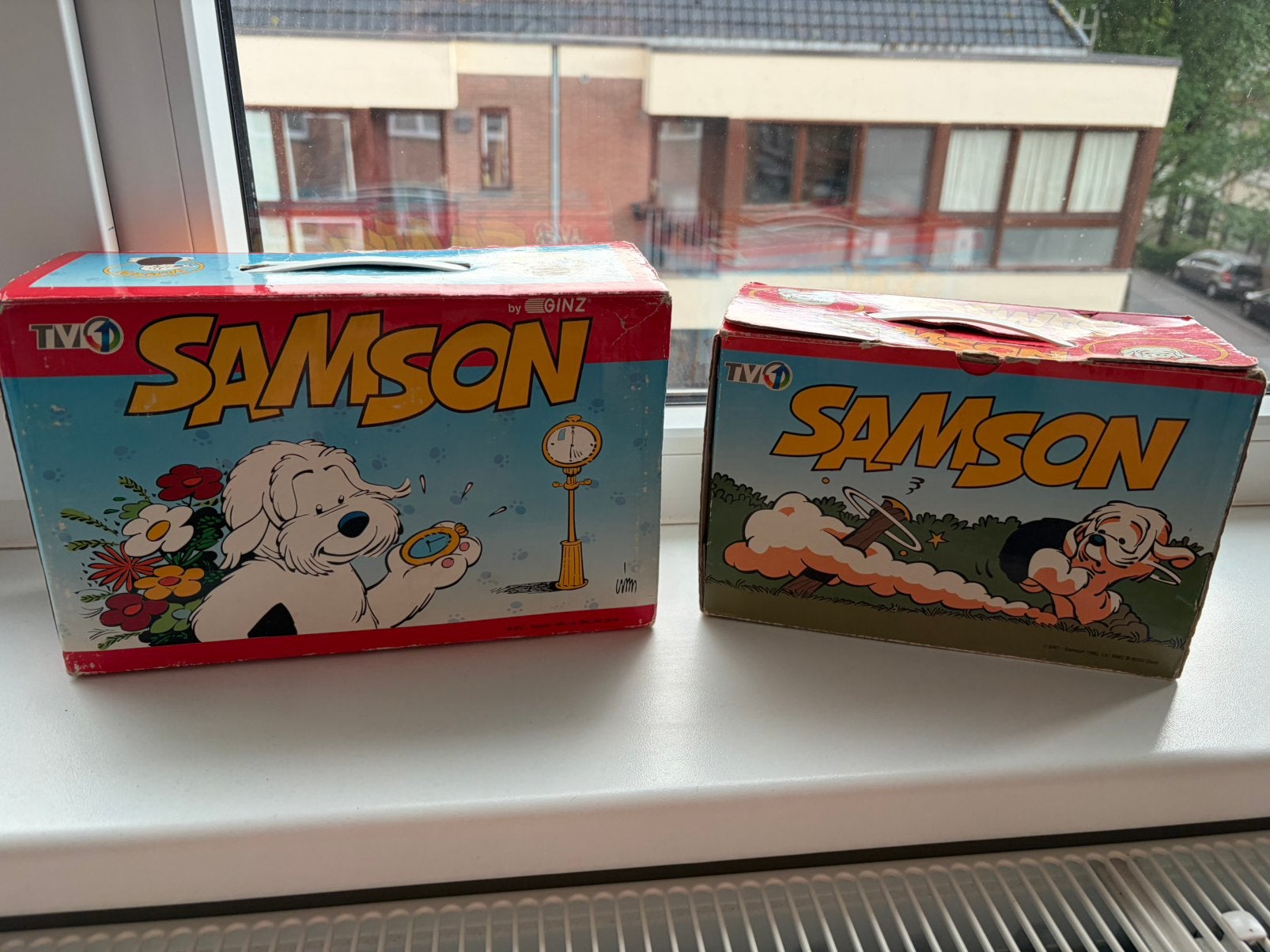 Samson en gert schoendozen, Enlèvement ou Envoi, Utilisé
