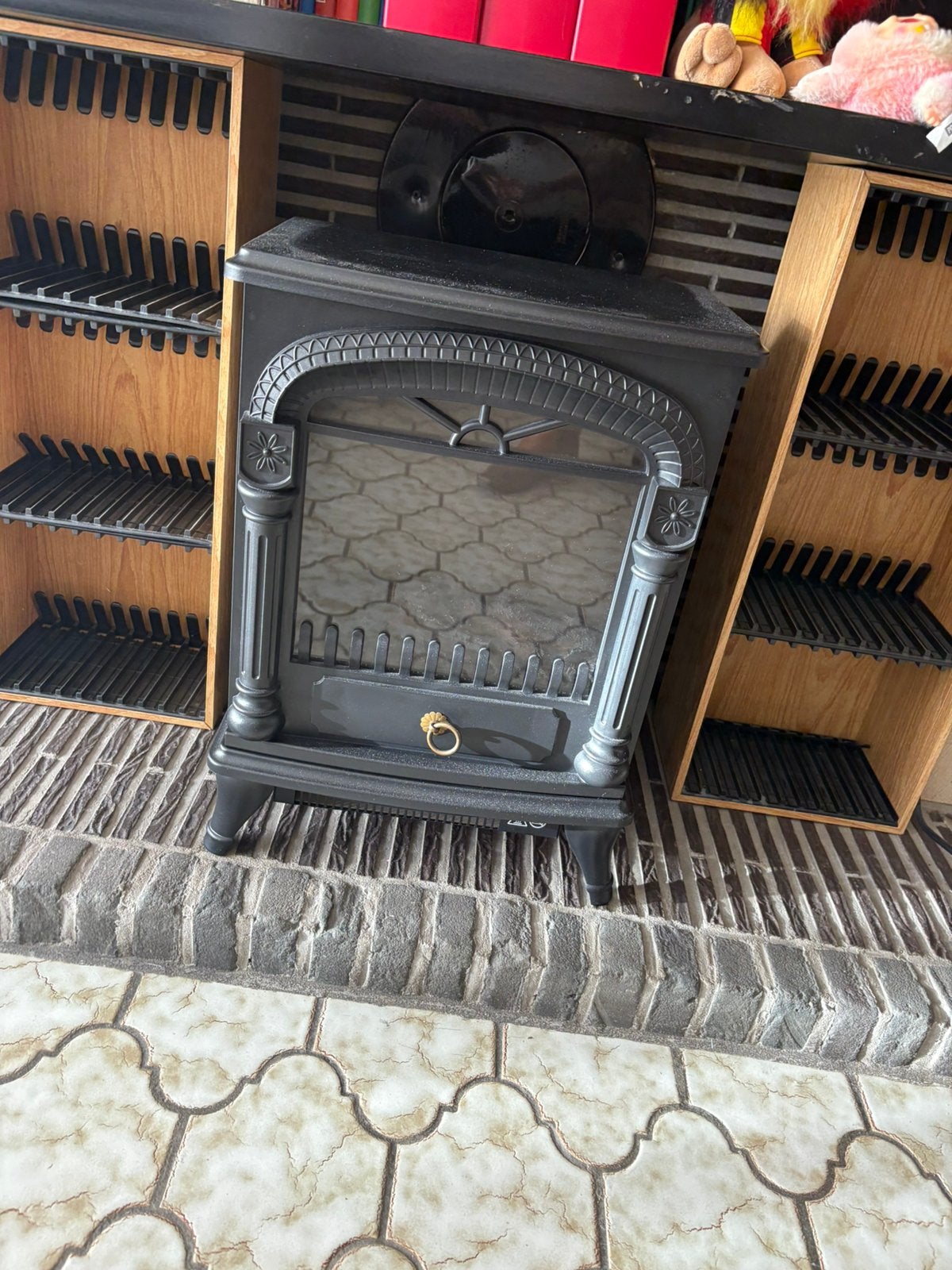 Elektrisch vuurtje., Huis en Inrichting, Haarden, Ophalen, Zo goed als nieuw