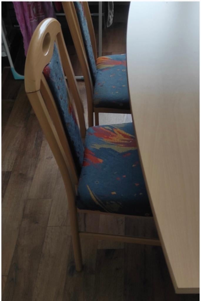 Lot 4 chaises, Enlèvement, Comme neuf