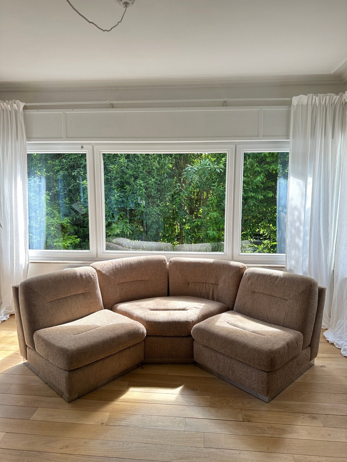 Canapé modulaire / Entièrement retapissé, Maison & Meubles, Canapés | Salons, Comme neuf, Quatre personnes ou plus, Métal, Tissus