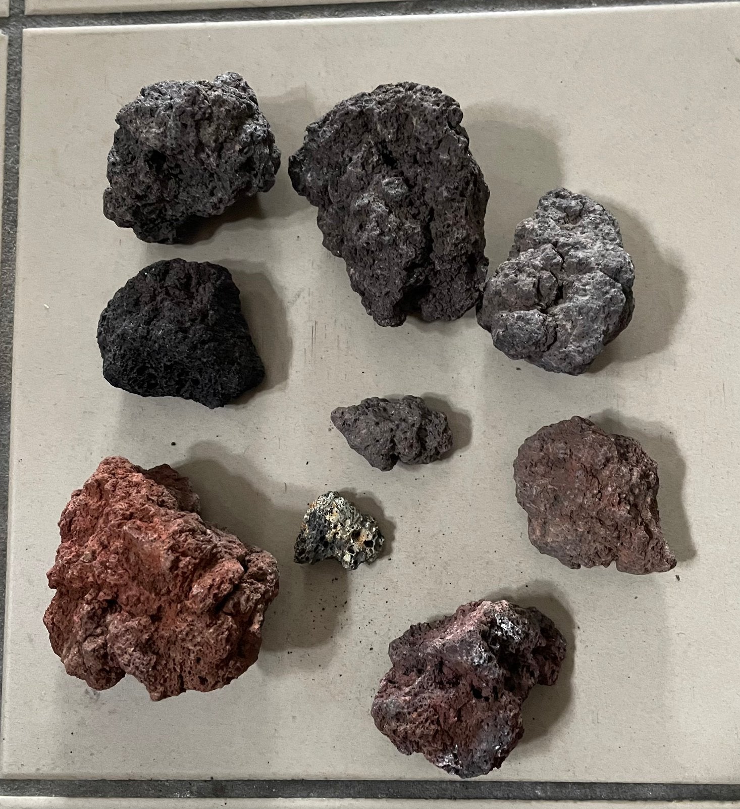 Lavastenen van op Etna, Ophalen of Verzenden