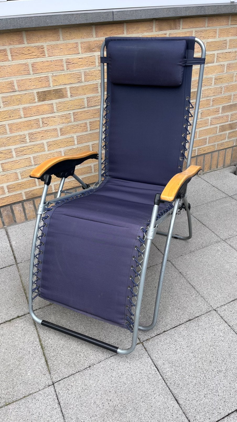 Relaxstoelen 2 stuks, Tuin en Terras, Ligbedden, Ophalen, Gebruikt, Metaal, Verstelbaar
