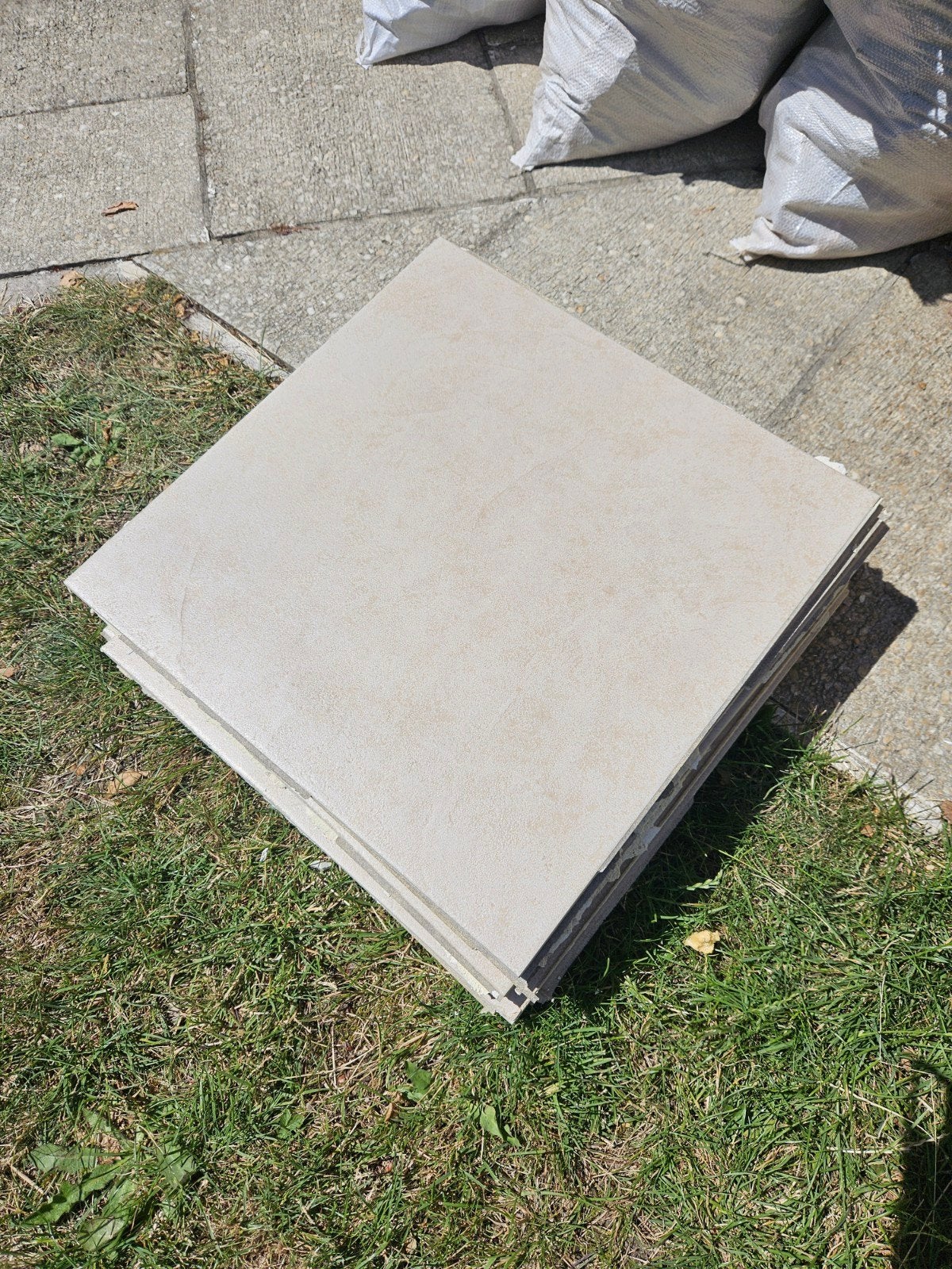 Tegels 45x45, Ophalen