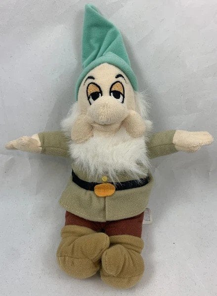 Disney Applause Sneeuwwitje Dommel Sleepy Dwerg Pluche, Verzamelen, Verzenden, Sneeuwwitje of Doornroosje, Zo goed als nieuw, Knuffel