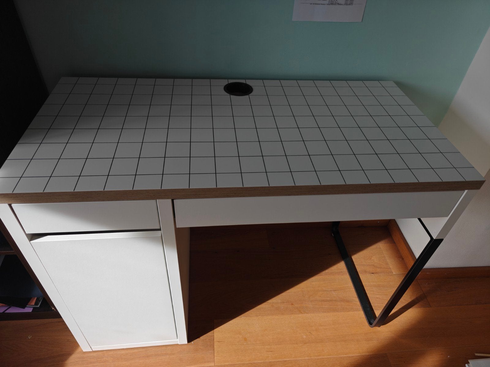 Bureau Micke Ikea, Maison & Meubles, 105 cm, 50 cm, Comme neuf, Enlèvement
