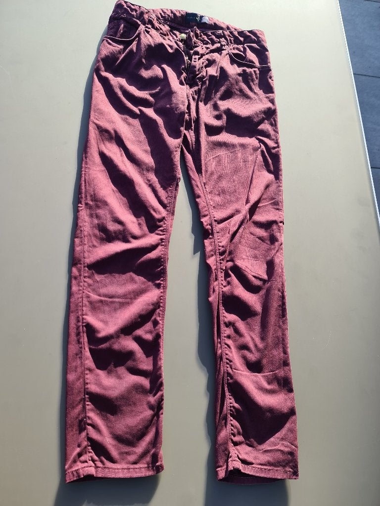 bordeaux broek, Zara Man, M, Kleding | Heren, Broeken en Pantalons, Ophalen, Zo goed als nieuw