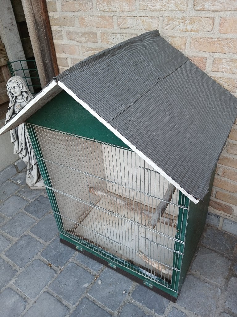 Vogelkooi, Ophalen, Gebruikt, Hout, Vogelkooi