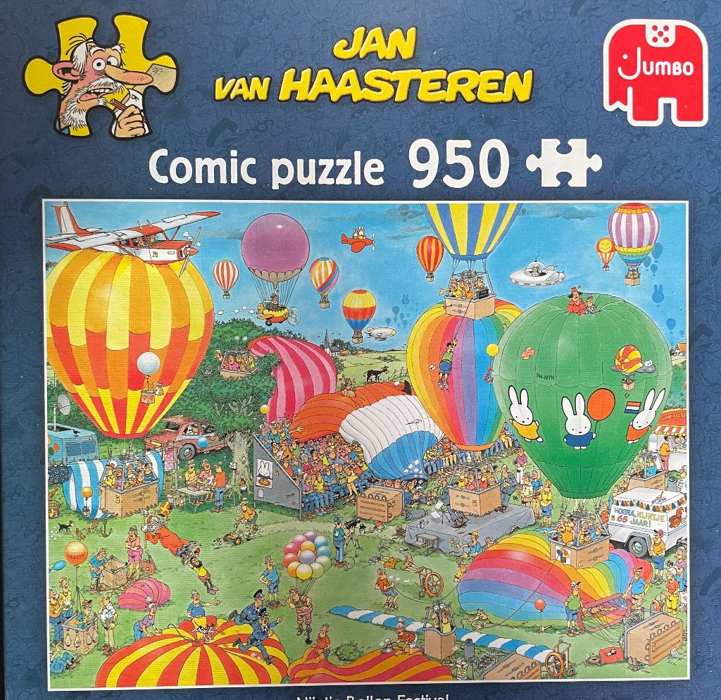 Nijntje Ballon Festival - JVH Puzzel 950 Stukjes, Ophalen, 500 t/m 1500 stukjes, Zo goed als nieuw, Legpuzzel