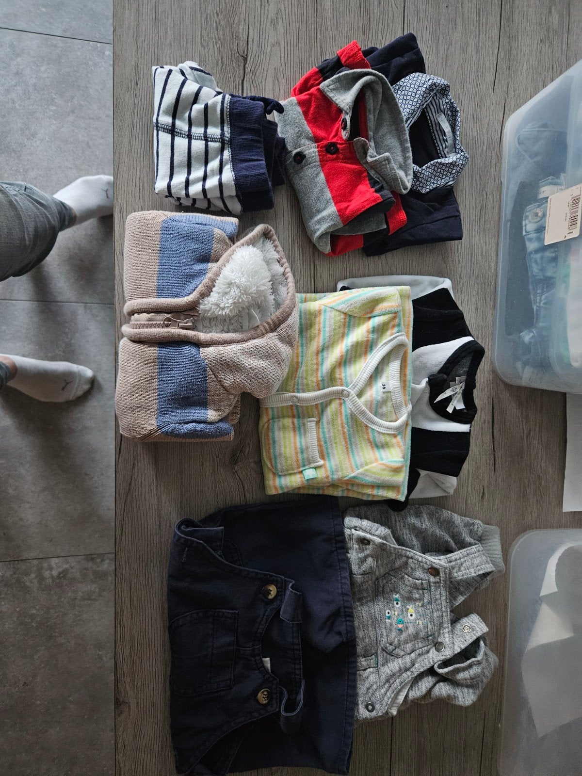pakket jongenskledij m56, Enfants & Bébés, Vêtements de bébé | Taille 56, Enlèvement ou Envoi, Comme neuf, Garçon