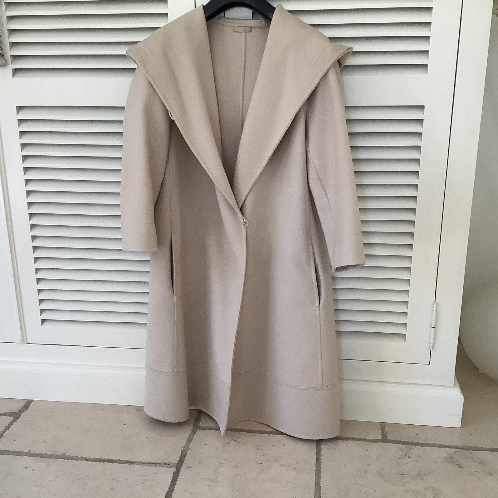 MANTEL MAX MARA, Kleding | Dames, Ophalen of Verzenden, Zo goed als nieuw, Beige